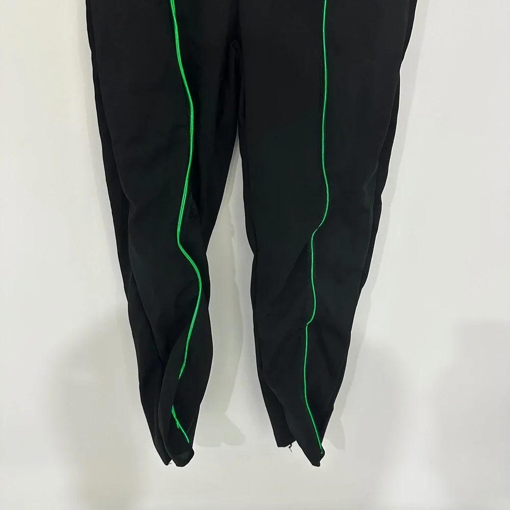 Spirit Halloween Green Light-Up Stick Figure Costume Kids Large 12-14 Jumpsuit